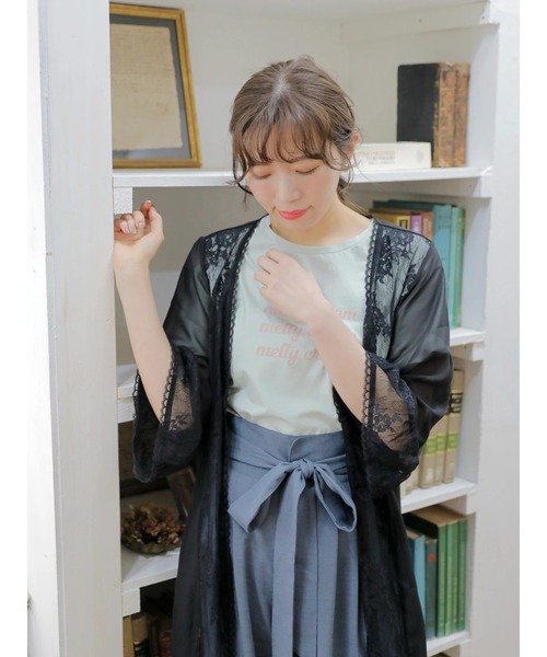 Areeam（アリーム）の「Melty Cream Tシャツ（Tシャツ/カットソー・レディース・オフホワイト/ミント・FREE）」の14枚目の写真