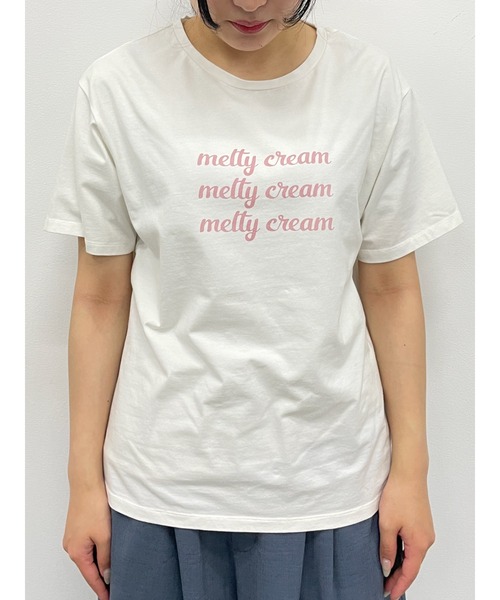 Areeam（アリーム）の「Melty Cream Tシャツ（Tシャツ/カットソー・レディース・オフホワイト/ミント・FREE）」の15枚目の写真