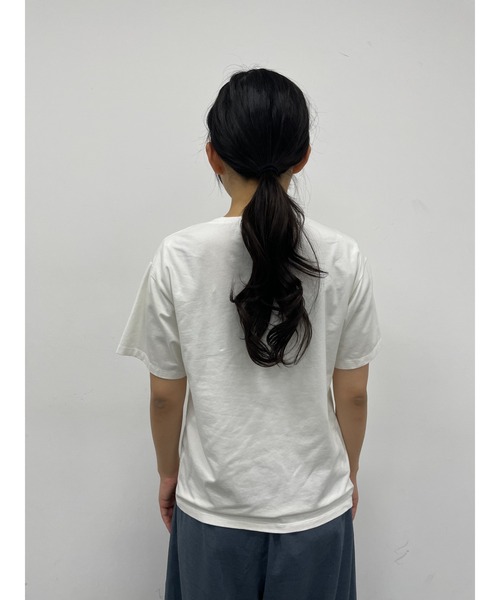 Areeam（アリーム）の「Melty Cream Tシャツ（Tシャツ/カットソー・レディース・オフホワイト/ミント・FREE）」の17枚目の写真