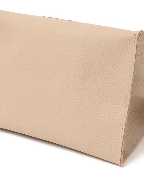 The Container Shop（ザ コンテナショップ）の「The Container Shop: スクエア 2WAY レザー ショルダー バッグ M（ショルダーバッグ・レディース・ブラック/ベージュ・ONE SIZE）」の5枚目の写真