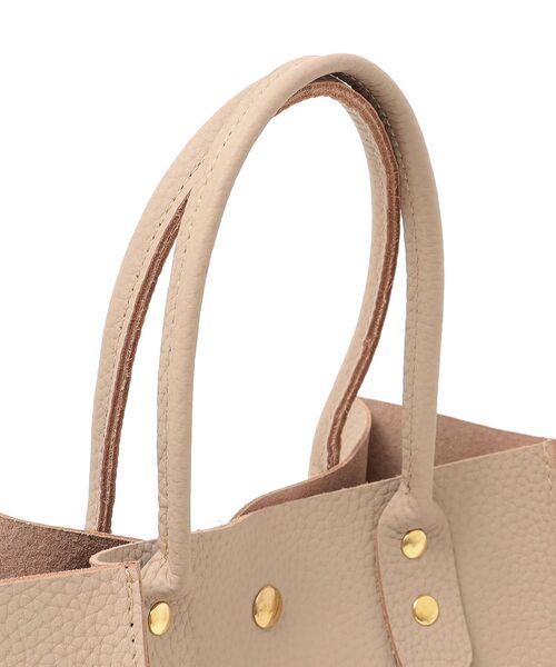 The Container Shop（ザ コンテナショップ）の「The Container Shop: スクエア 2WAY レザー ショルダー バッグ M（ショルダーバッグ・レディース・ブラック/ベージュ・ONE SIZE）」の11枚目の写真