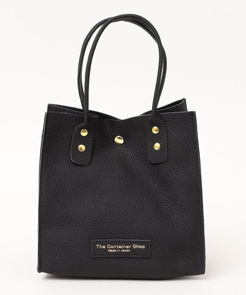 The Container Shop（ザ コンテナショップ）の「The Container Shop: スクエア 2WAY レザー ショルダー バッグ M（ショルダーバッグ・レディース・ブラック/ベージュ・ONE SIZE）」の10枚目の写真