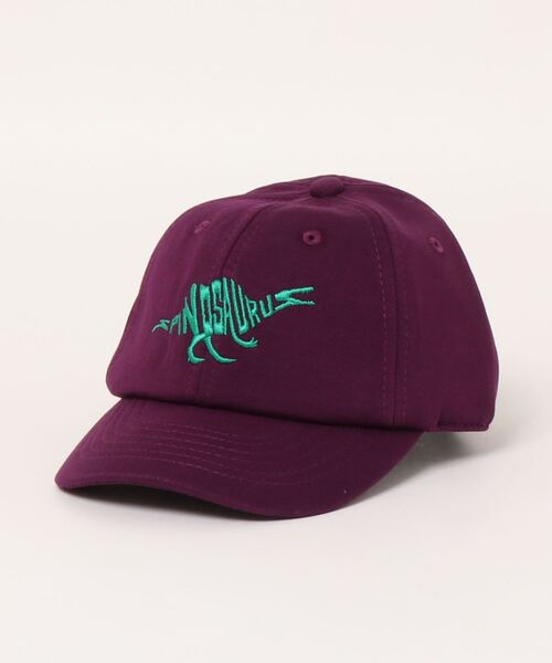 MPS（エムピーエス）の「【MPS】モチーフキャップ恐竜２（キャップ・キッズ・ブラック/パープル/グリーン・フリー）」の3枚目の写真
