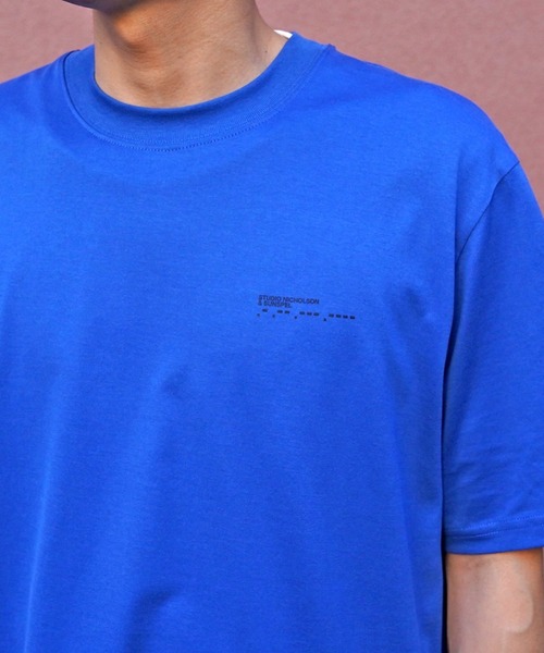 STUDIO NICHOLSON(スタジオニコルソン)の「【STUDIO NICHOLSON】 MID WEIGHT JERSEY SUNSPEL TSHIRT(Tシャツ/カットソー・メンズ・オフホワイト/ブルー/ブラック・LARGE/MEDIUM)」の10枚目の写真