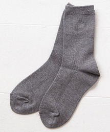 POMPKINS（ポプキンズ）の「【POMPKINS/ポプキンズ】木の刺しゅうのリブソックス（ソックス/靴下）」