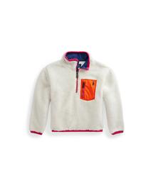 POLO RALPH LAUREN CHILDRENSWEAR（ポロ ラルフ ローレン チルドレンズウェア）の「フェイクシアリング クォータージップ プルオーバー（パーカー・キッズ）」