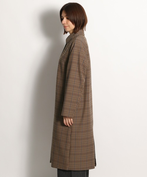 niko and...（ニコアンド）の「チェックアソートステンカラーコート（ステンカラーコート・レディース・ベージュ/グレー/ブルー・MEDIUM/LARGE）」の12枚目の写真