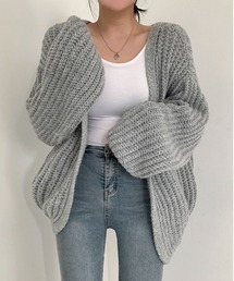 BEIDELLI | [BELLIDE MADE] オーバーサイズローゲージカーディガン(カーディガン/ボレロ)