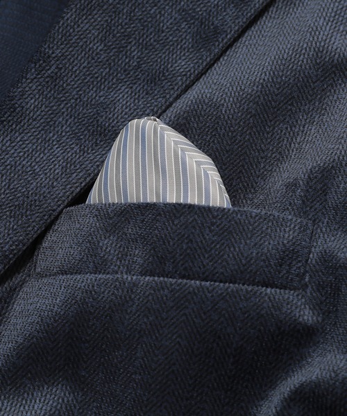 MEN'S BIGI(メンズビギ)の「コーデュロイ調シャドーヘリンボーンジャケット(テーラードジャケット・メンズ・ネイビー/ボルドー・01/03/02/04)」の16枚目の写真