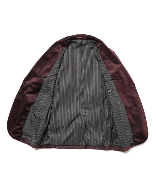 MEN'S BIGI(メンズビギ)の「コーデュロイ調シャドーヘリンボーンジャケット(テーラードジャケット・メンズ・ネイビー/ボルドー・01/03/02/04)」の12枚目の写真