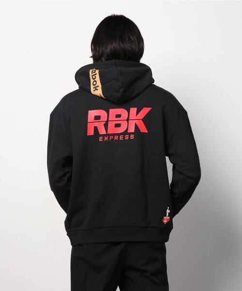 Reebok（リーボック）の「クラシックス BlackEyePatch フーディー / クラシックス BlackEyePatch Hoodie（パーカー・メンズ・ベージュ/ブラック・X-LARGE/XXX-LARGE/LARGE/MEDIUM/XX-LARGE/X-SMALL/SMALL）」の4枚目の写真