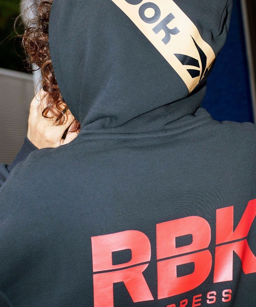Reebok（リーボック）の「クラシックス BlackEyePatch フーディー / クラシックス BlackEyePatch Hoodie（パーカー・メンズ・ベージュ/ブラック・X-LARGE/XXX-LARGE/LARGE/MEDIUM/XX-LARGE/X-SMALL/SMALL）」の12枚目の写真