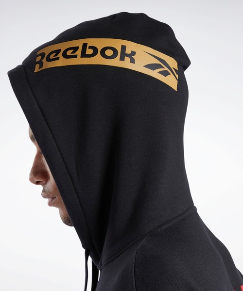 Reebok（リーボック）の「クラシックス BlackEyePatch フーディー / クラシックス BlackEyePatch Hoodie（パーカー・メンズ・ベージュ/ブラック・X-LARGE/XXX-LARGE/LARGE/MEDIUM/XX-LARGE/X-SMALL/SMALL）」の8枚目の写真