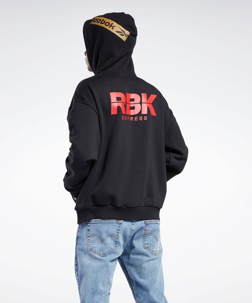 Reebok（リーボック）の「クラシックス BlackEyePatch フーディー / クラシックス BlackEyePatch Hoodie（パーカー・メンズ・ベージュ/ブラック・X-LARGE/XXX-LARGE/LARGE/MEDIUM/XX-LARGE/X-SMALL/SMALL）」の14枚目の写真