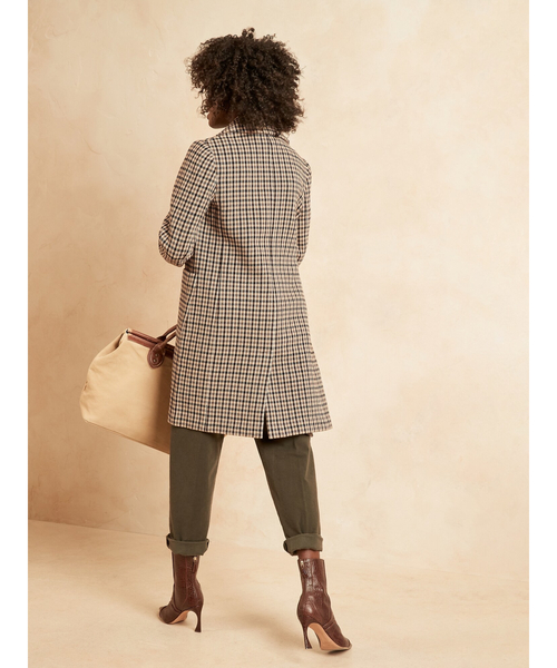 Banana Republic（バナナリパブリック）の「イタリアン ダブルフェイス トップコート（ダウンジャケット/コート・レディース・ベージュ・XS/S/M/L）」の5枚目の写真