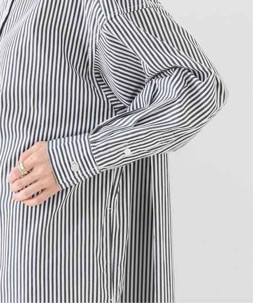 SLOBE IENA（スローブイエナ）の「タイプライターシャツワンピース【洗濯機使用可能】◆（シャツワンピース・レディース・ホワイト/ブラウン/ブラック系その他・FREE）」の13枚目の写真