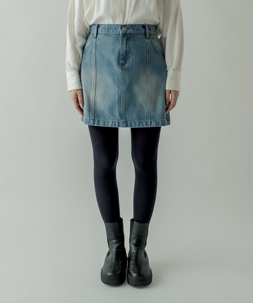 mystic（ミスティック）の「デニムミニスカート（デニムスカート・レディース・ブラック/ブルー・FREE）」の12枚目の写真