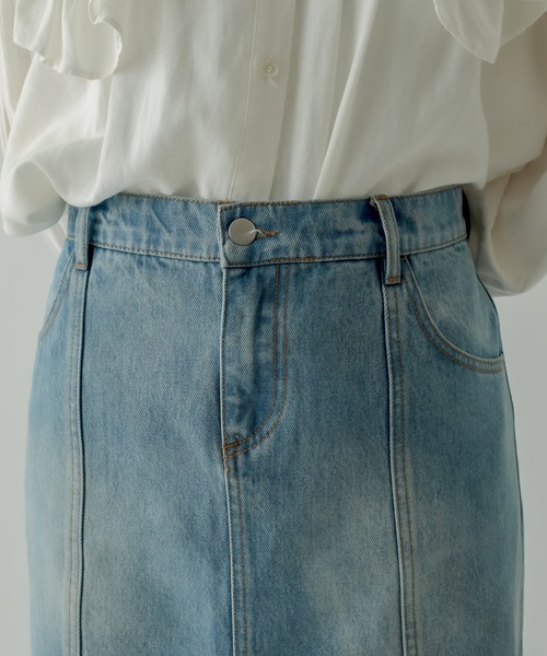 mystic（ミスティック）の「デニムミニスカート（デニムスカート・レディース・ブラック/ブルー・FREE）」の4枚目の写真