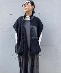 Risley | Risley(リズレー) リバーシブルボアベスト(ブルゾン)