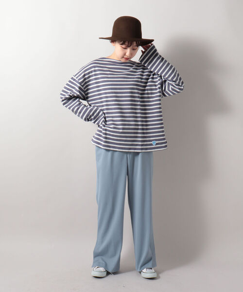 ORCIVAL(オーシバル)の「【ORCIVAL/オーシバル】COTTTON LOURD コットンロードワイドフレンチ バスクシャツ #B449(Tシャツ/カットソー・レディース・パープル系その他4/ブラック系その他3/キナリ/ホワイト系その他4/ブラック・1)」の13枚目の写真