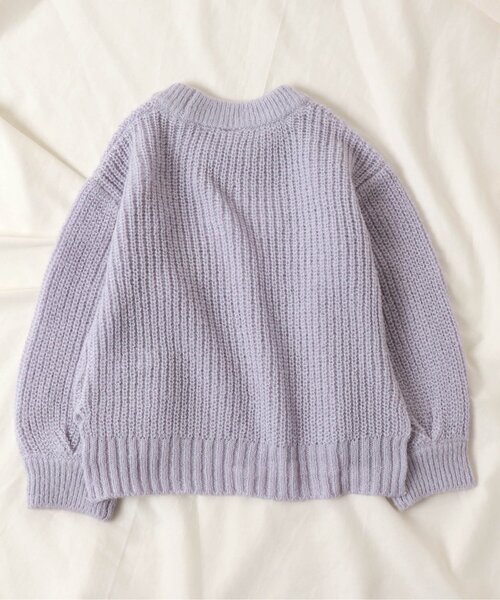 apres les cours(アプレレクール)の「わたあめニット(ニット/セーター・キッズ・アイボリー/ピンク/サックスブルー・140/100/120/90)」の8枚目の写真