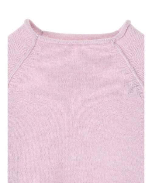 Green Parks(グリーンパークス)の「ウールライクショート丈ハイネックプルオーバー*(ニット/セーター・レディース・ライラック/ブラック/ライトベージュ/ブルーグリーン・FREE)」の6枚目の写真