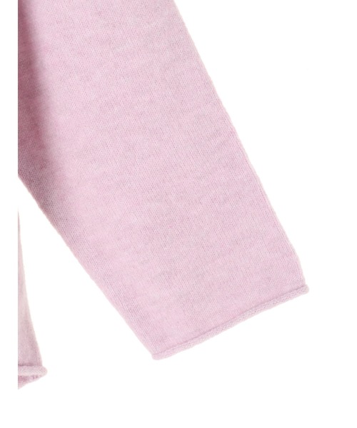 Green Parks(グリーンパークス)の「ウールライクショート丈ハイネックプルオーバー*(ニット/セーター・レディース・ライラック/ブラック/ライトベージュ/ブルーグリーン・FREE)」の13枚目の写真