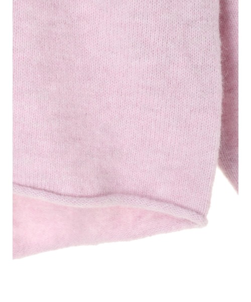 Green Parks(グリーンパークス)の「ウールライクショート丈ハイネックプルオーバー*(ニット/セーター・レディース・ライラック/ブラック/ライトベージュ/ブルーグリーン・FREE)」の9枚目の写真