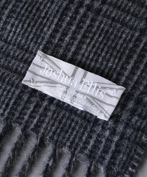 Joshua Ellis（ジョシュア エリス）＞ グレンチェック マフラー