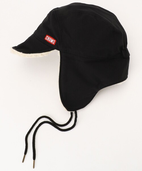 CHUMS(チャムス)の「CHUMS×FREAK'S STORE/チャムス×フリークスストア 別注ロシアンキャップ(キャップ・メンズ・ブラック・ONE SIZE)」の8枚目の写真