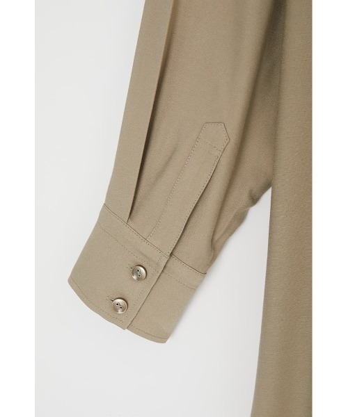 MOUSSY（マウジー）の「BASIC OVER シャツ（シャツ/ブラウス・レディース・オフホワイト/ライトベージュ/ブラック・FREE）」の15枚目の写真