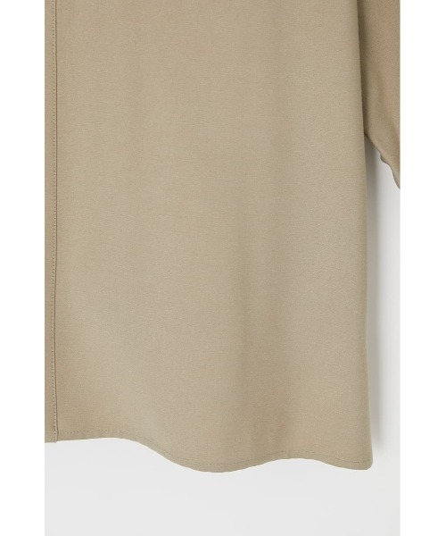 MOUSSY（マウジー）の「BASIC OVER シャツ（シャツ/ブラウス・レディース・オフホワイト/ライトベージュ/ブラック・FREE）」の16枚目の写真