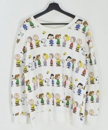 PEANUTS | 【ヴィンテージ古着】PEANUTS オールオーバープリント クルーネックスウェット(スウェット)