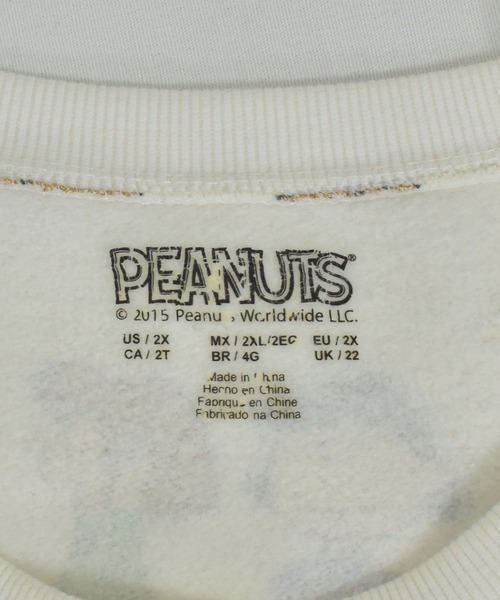 PEANUTS(ピーナッツ)の「【ヴィンテージ古着】PEANUTS オールオーバープリント クルーネックスウェット(スウェット・メンズ・ホワイト・XX-LARGE)」の2枚目の写真