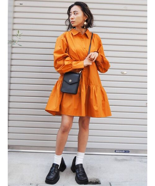 EVRIS（エヴリス）の「ステッチショルダーバッグ（ショルダーバッグ・レディース・グリーン/ブラック/パープル/ブラウン・FREE）」の18枚目の写真