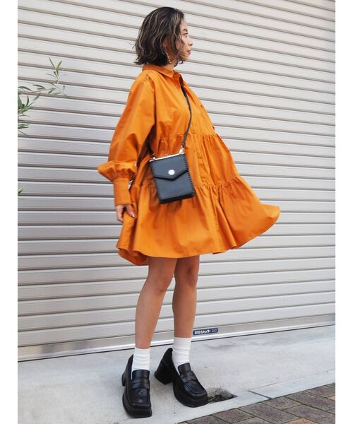 EVRIS（エヴリス）の「ステッチショルダーバッグ（ショルダーバッグ・レディース・グリーン/ブラック/パープル/ブラウン・FREE）」の19枚目の写真