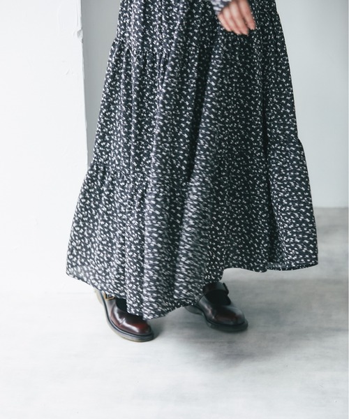 and R（アンドアール）の「小花柄ワンピース（ワンピース・レディース・ブラック/ホワイト・FREE）」の16枚目の写真