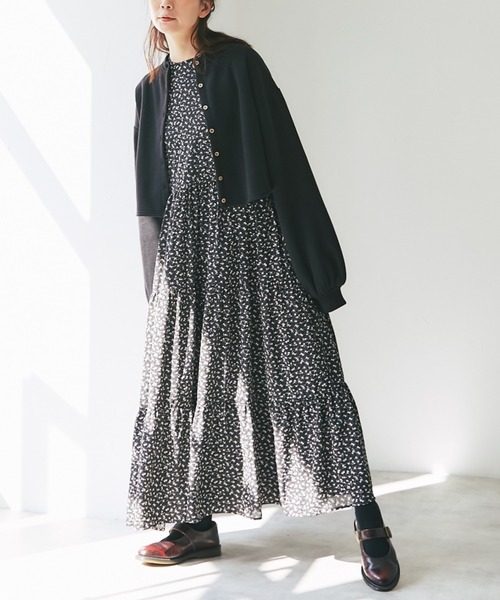 and R（アンドアール）の「小花柄ワンピース（ワンピース・レディース・ブラック/ホワイト・FREE）」の22枚目の写真