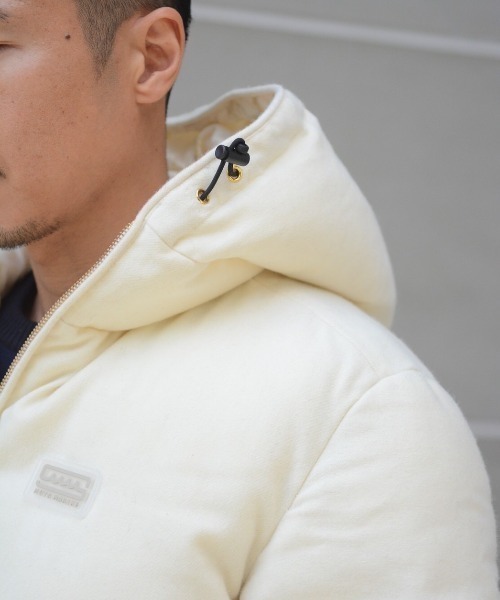 MUTA MARINE フード付きジャケット ベージュ/カーキ muta フード付きジャケット ベージュ/カーキ