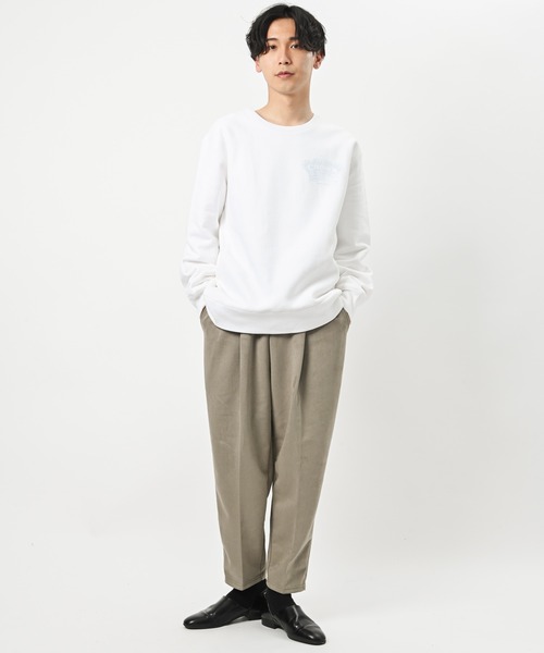 Bling Leads(ブリングリーズ)の「【Bk】フェイクスエード ワイドテーパードパンツ(その他パンツ・メンズ・ブラック/ブラウン/グレー/ブルー/スミクロ・MEDIUM/LARGE)」の9枚目の写真