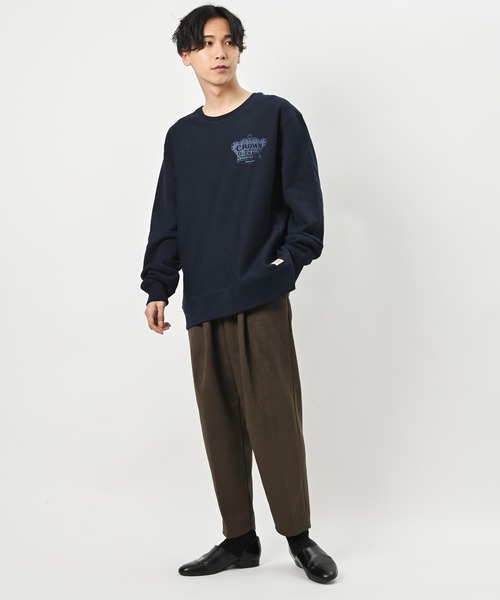 Bling Leads(ブリングリーズ)の「【Bk】フェイクスエード ワイドテーパードパンツ(その他パンツ・メンズ・ブラック/ブラウン/グレー/ブルー/スミクロ・MEDIUM/LARGE)」の13枚目の写真