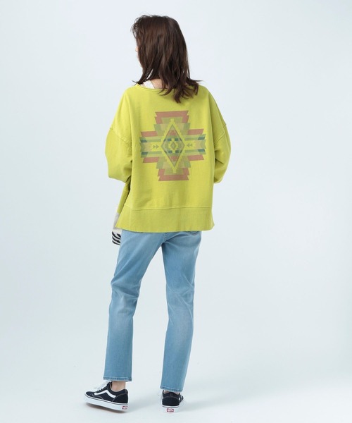 PENDLETON（ペンドルトン）の「【PENDLETON(ペンドルトン)】ウラケプルオーバー（Tシャツ/カットソー・レディース・イエロー/グリーン/アイボリー・FREE）」の11枚目の写真