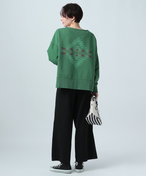 PENDLETON（ペンドルトン）の「【PENDLETON(ペンドルトン)】ウラケプルオーバー（Tシャツ/カットソー・レディース・イエロー/グリーン/アイボリー・FREE）」の14枚目の写真