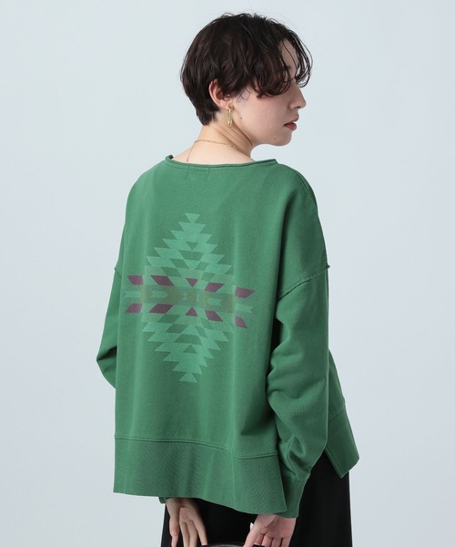 PENDLETON（ペンドルトン）の「【PENDLETON(ペンドルトン)】ウラケプルオーバー（Tシャツ/カットソー・レディース・イエロー/グリーン/アイボリー・FREE）」の16枚目の写真