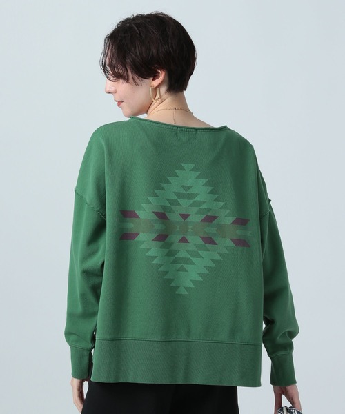 PENDLETON（ペンドルトン）の「【PENDLETON(ペンドルトン)】ウラケプルオーバー（Tシャツ/カットソー・レディース・イエロー/グリーン/アイボリー・FREE）」の17枚目の写真