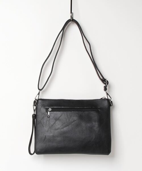 BLACK JACKALL CROWN（ブラックジャッカルクラウン）の「BLACK JACKALL CROWN スタッズ デコレーション 2WAY クラッチバッグ スクエアショルダー（クラッチバッグ・レディース・ブラック・FREE）」の15枚目の写真