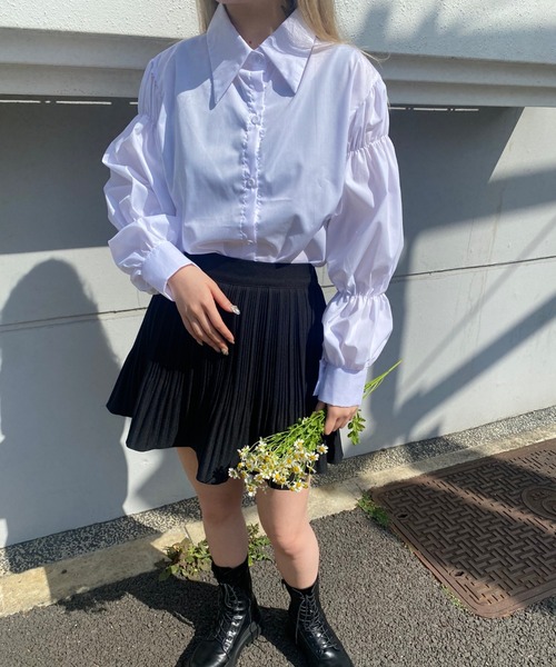 WC(ダブル シー)の「キャンディースリーブブラウス(シャツ/ブラウス・レディース・ホワイト・FREE)」の11枚目の写真