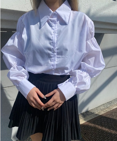 WC(ダブル シー)の「キャンディースリーブブラウス(シャツ/ブラウス・レディース・ホワイト・FREE)」の10枚目の写真