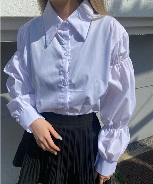 WC(ダブル シー)の「キャンディースリーブブラウス(シャツ/ブラウス・レディース・ホワイト・FREE)」の9枚目の写真