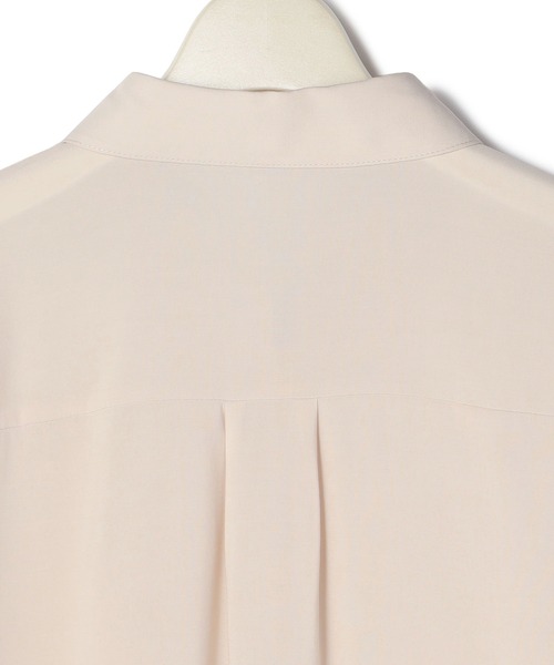 LAISSE PASSE（レッセパッセ）の「カットスリーブシャツブラウス（シャツ/ブラウス・レディース・ライトベージュ/ブルー系その他・MEDIUM）」の12枚目の写真